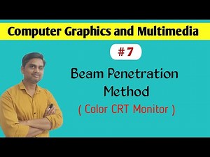 Beam Penetration Method | Color CRT Monitor | Computer Graphics and Multimedia