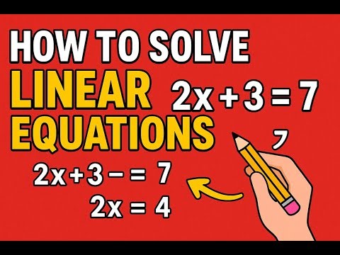 How to solve linear equations? | Grade 6 and 7 |