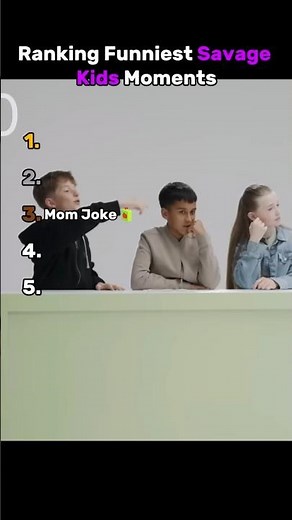 Ranking Funniest Savage Kids Moments❤️ #ranking #tiktok #moments #Savagekids #funnymoments