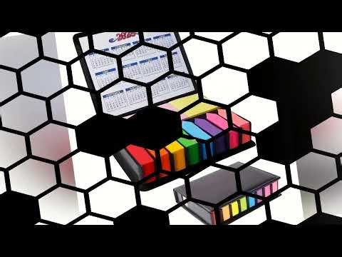 1 Set of Colorful Convenience Stickers Organization Multi-Color Stickers Set Leather Packaging Box C