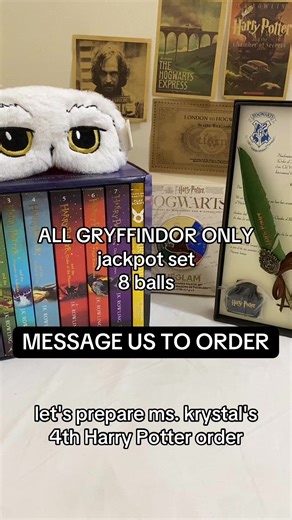 Gryffindor Themed Mystery Box for Ms. Krystal