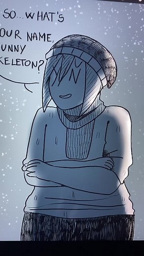 Embarrassed Sansy: New Comic Art Undertale AU