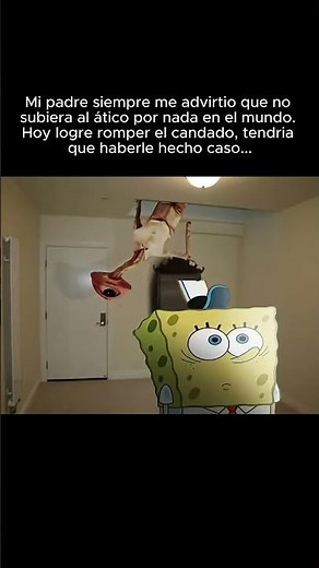 La Entidad Maldita del ÁTICO | void memes bob esponja 661 #terror #voidmemes #historias
