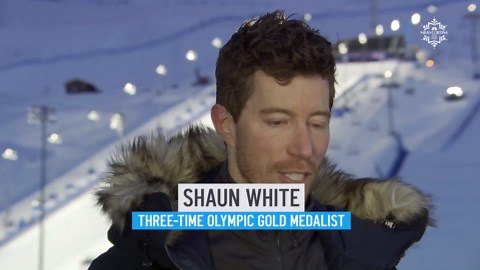 Shaun White's advice to snowboarders about nerves