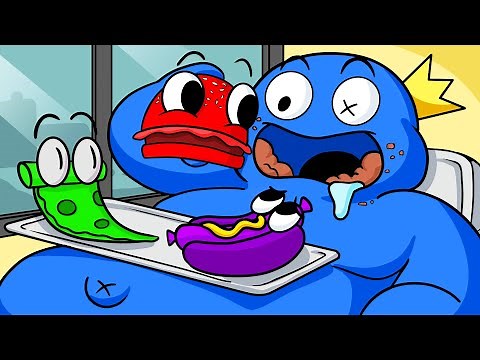The RAINBOW FRIENDS are FOOD?! (Cartoon Animation)