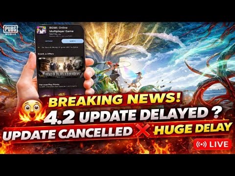 🔴 🔴 4.2 UPDATE CANCEL ❌ 4.2 UPDATE DELAY BGMI ✅ 4.2 UPDATE BIG CHANGES #LIVE #bashgaming