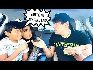 YOU'RE NOT MY REAL DAD!! Prank on STEP-DAD!