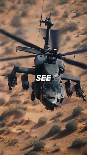 🚁 The Reason Apache Helicopters Always Fly With Their Nose Pointed Down 🚁