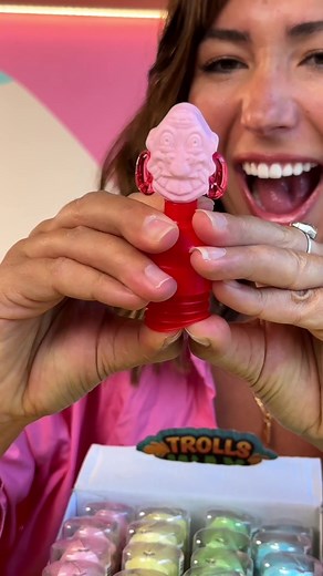 Unboxing the NEW Trolls Wax Candy 😱😍 Stay tuned for the taste test!! #ASMR #satisfying #unboxing #reveal #trollswax #candy #lollies #candytok #kandykingdom #fyp