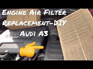 How to replace engine air filter DIY Audi A3