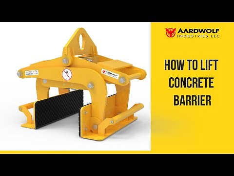 How To (Lift) Concrete Barrier ? | Aardwolf