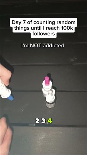 Day 7 of counting random things until I reach 100k followers #numbers #foryou #day7