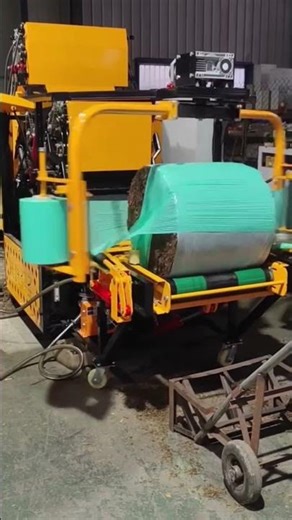 Automatic Double Sheet Parcel Packing Close-Up #PackagingMachine #PlasticPacking #Warehouse