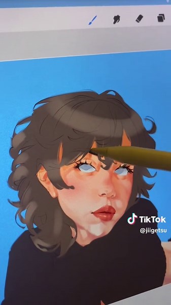 Procreate Hair Rendering Tutorial for Digital Artists