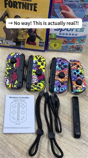 Vibrant Switch Controller with RGB Lighting