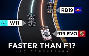919EVO VS 奔驰W11 VS 红牛RB19 斯帕赛道 3D分析