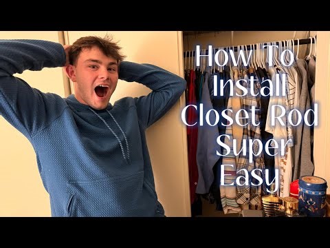 How to Install Closet Rod Super Easy!