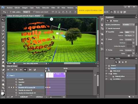 Cómo crear animaciones 3D en Photoshop y cómo renderearlas