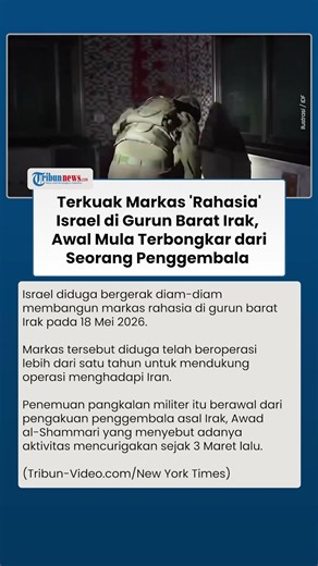 Terbongkar! 2 Markas Rahasia Israel Ada di Irak, Diduga Beroperasi sejak 2025 untuk Perang Iran