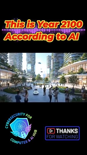 🤖 Welcome to the Future — Year 2100 🌍 AI imagines a world where technology rules, humans evolve, and cities glow smarter than ever. 🏙️✨ From flying cars 🚗💨 to AI-run nations 🤯 This is how artificial intelligence sees our future… 🔮 Are you ready to live in the AI Era? 👁️ 💬 Comment “ FUTURE READY” if you believe AI will change everything. ❤️ Like & Share this reel if you love futuristic tech! 🔔 Follow Cybersecurity for Computer & AI Hub for more AI-powered predictions & tech facts. #Arti