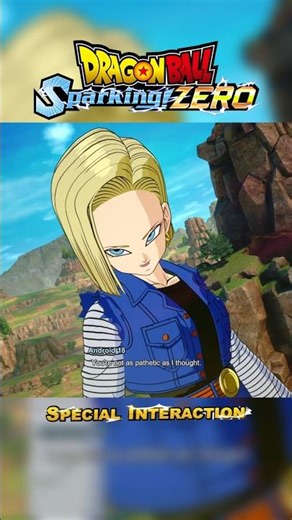DRAGON BALL SPARKING ZERO : SPECIAL INTERACTIONS ANDROID 17 VS ANDROID 18