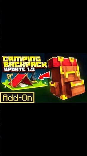 Download Add-on Camping backpack 1.3 Minecraft Pe