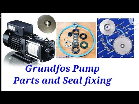 Grundfos water pump parts assemble | grundfos pump seal replacement | grundfos pump parts fixing