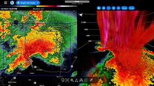 The 5.3 update introduced some changes to the volumetric radar viewer, which included the addition of a 2D base layer and cardinal direction labels. Volumetric radar is available to Alpha subscribers - go check out the new changes! | RadarOmega