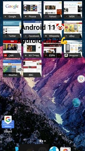 Android 11 VS Android 7.1.2 Speed test