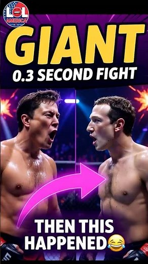 Elon vs Zuck cage fight lasted exactly 0.3 seconds 💀🕺 #shorts #elonmusk #fyp
