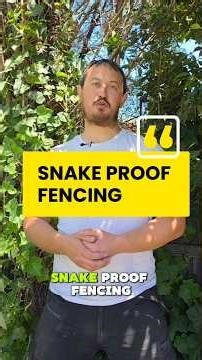 Snake proof fencing #installation #snakeproof #snakefencing #snakerepellent #snake