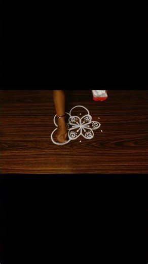 #Timeless White Kolam — A Traditional Indian Floor Art