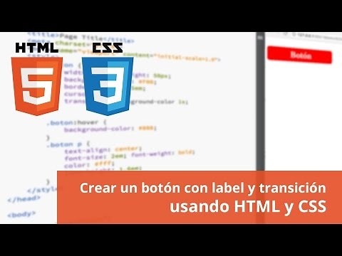 Crear un botón con HTML y CSS