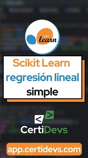 Regresión lineal con Python y Scikit Learn modelos de Machine Learning