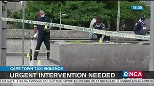 Authorities are scrambling for a solution to the ongoing taxi killings. In less than 24 hours, there have been two separate shootings in Cape Town’s CBD and in Nyanga. Police suspect the incidents are related to the conflict in the taxi industry. #eNCA's Monique Mortlock has the story. Courtesy #DStv403 | eNCAnews