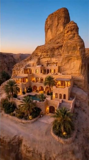 Turning a Giant Rock Into a Luxury Villa #home #uk