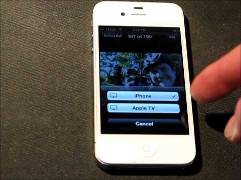 How to stream Video, Photos, and Music from your iPhone to your Apple TV.