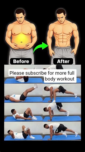 10-Minute Abs & Full Body Workout at Home 🔥Cardio Workout at Home to Burn Calories 🔥