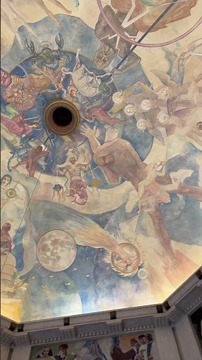 The Foucault pendulum at Griffith Observatory.