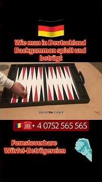 How I won at backgammon with best cheating device remote control dice with electronic backgammon