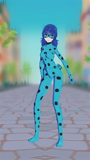 MMD Miraculous Blue Ladybug💋ACELERADA #miraculousladybug #ladybug #acelerada