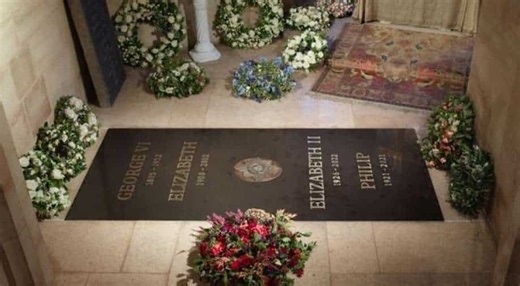 Queen Elizabeth's final resting place: First photo of ledger stone released