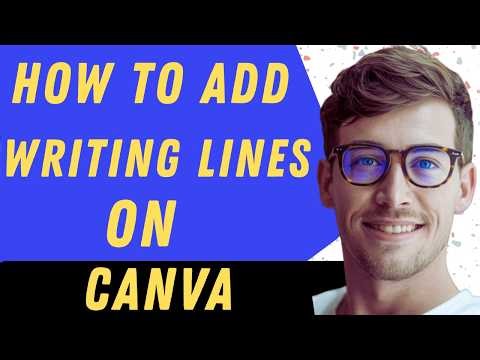 How To Add Writing Lines On Canva - Full Guide