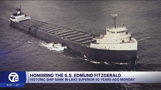 Edmund Fitzgerald 50th anniversary remembered at Detroit museum with events