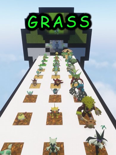 Pokemon Minecraft Guess Who! (SHINY GRASS STARTER Pokemon) #pokemon #minecraft #GuessWho #satisfying #starterpokemon #PokemonFun #Pixelmon #minecraftmods #pokemonchallenge #moddedminecraft #funnyminecraft #gamers #pokemonfacts
