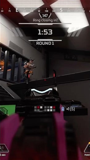 9K kill wraith tries octane in wildcard mode #gaming #apex #octane #crazy