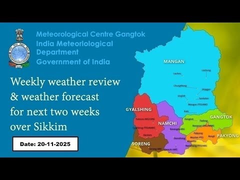 20.11.2025 (Weekly_Weather_Report & Next 2 weeks Forecast) Gangtok, Sikkim