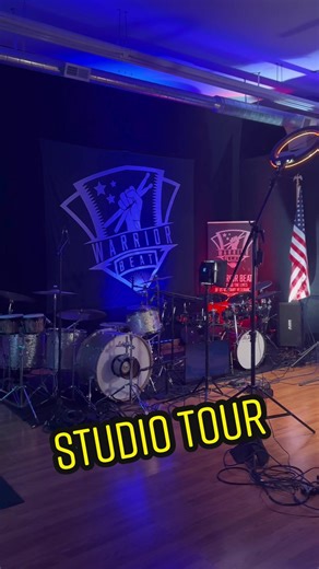 Warrior Beat Studio Tour! #studiotour #drumming #drums #veteran #military #therapy
