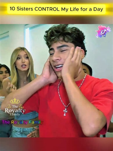 Part 1 - I Let 10 Sisters Control My Life for a Day #RoyaltyFamily #royalty #challenge #sisters #24hourchallenge