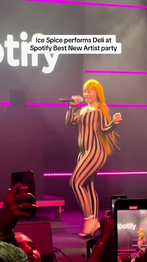 Ice spice performing “Deli” for @Spotify Best New Artist Grammy Party #iceSpice #icespice #spotify #exlorepage✨ #nyc #icespicedeli #icespicemunch #icespiceeedit #icespicee #likee #like #follow #trending #viral #explore #explorepage #fyp #fypシ #foryou #foryoupage